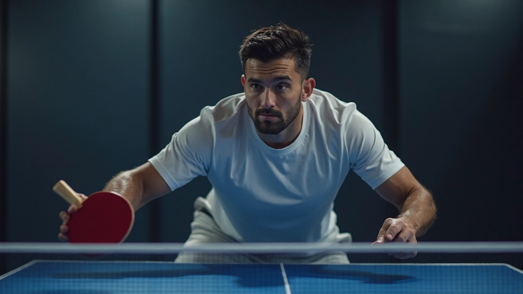 Advanced player performing a precise cut shot with full control of ball movement