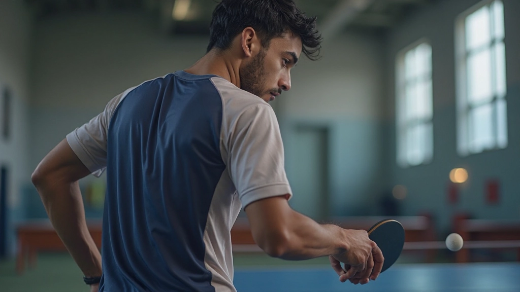 Young player applying focus techniques during training
